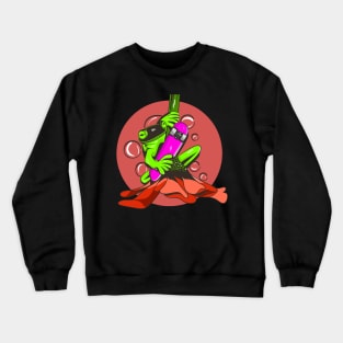 froggy skate plant, untaart Crewneck Sweatshirt